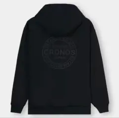 CRONOS ブラック パーカー フード付き - メルカリ