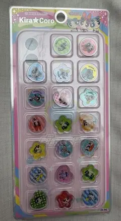 正規品 キラ☆コロ パワーパフガールズ おはじきシール カミオジャパン
