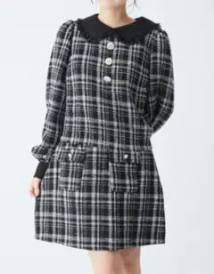 ※完売★AnkRougeビジューボタンフリルカラートップス&スカートSET UP