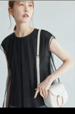 ★美品★ Rope picnic チュールカットップス黒