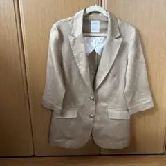 PAGEBOY⭐︎麻混七分袖ジャケット⭐︎訳あり