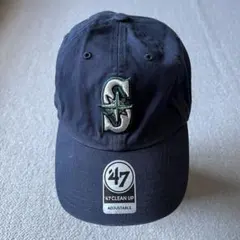 シアトル・マリナーズ キャップ '47 CLEAN UP ネイビー