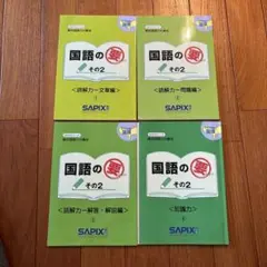 国語の要　その2 4冊セット SAPIX