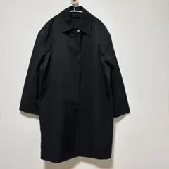 ZARA オーバーサイズ　ロングコート　ブラック　トレンチコート　撥水　黒タグ