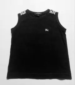 Burberry黒のノースリーブタンクトップ　キッズ用100センチのサムネイル