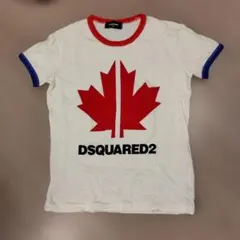 DSQUARED2 ディースクエアード リンガーTシャツ M相当 ホワイト