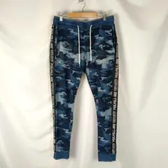BAYCREST ジョガーパンツ　M　カモフラ　テープロゴ　B3772