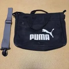 PUMA プーマ キッズ ショルダーバッグ レッスンバッグ 2WAY 黒