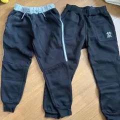 新品未使用 長ズボン 120cm 薄裏起毛　スウェット　2枚セット