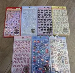 ボンボンドロップシール７枚セット　正規品　サンリオミニ　オリジナル　水族館限定