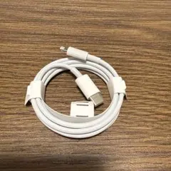 Apple 純正 USB-C/Lightningケーブル ホワイト