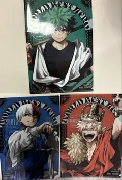 ヒロアカ　最強ジャンプ　クリアファイル　緑谷出久　爆豪勝己　轟焦凍