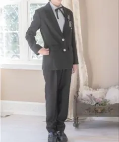 キャサリンコテージ 女の子 卒業式 パンツスーツ4点セット 165 黒 小学生