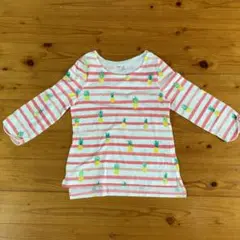 GapKids トップス 7分袖  パイナップル