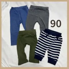 90 ズボン4枚まとめ売り UNIQLO BABY レギンス セット