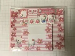 匿名／　キティちゃん　エンジェルフラワー レターセット 1997　サンリオ　レア