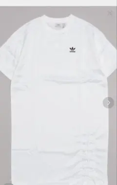 adidas 美品レディース 半袖 ワンピース ホワイトのサムネイル