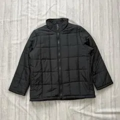 レディース 中綿ジャケット ブラック キルティング M-L