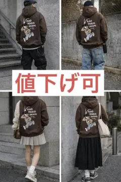 刺繍パーカー　Kaoyorinakami