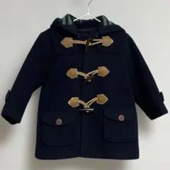 MIKI HOUSE ダッフルコート　ネイビー　90