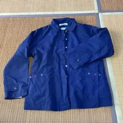 familiar 長袖カーディガン付
サイズ140 ネイビー 刺繍入り