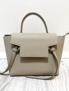 CELINE ベルトバッグ マイクロ ミントグリーン 2WAYハンドバッグ 