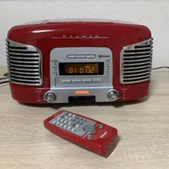 レトロ電子レンジ SHARP RE-HP1 スケルトンレッド シャープ - メルカリ