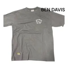 【希少】ベンデイビス Tシャツ ブラック Tシャツ ストリート 墨黒 L 半袖