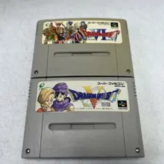 ドラゴンクエスト５　ドラゴンクエスト６　スーパーファミコン　２本セット