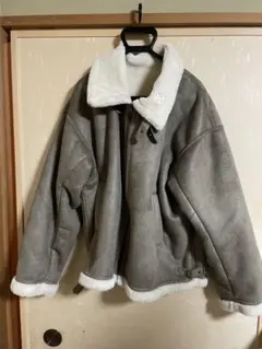 AZUL by moussy ベージュ ムートンジャケット L