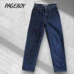 ページボーイ ストレートデニム パンツ ジーンズ ジーパン シンプル L デニム