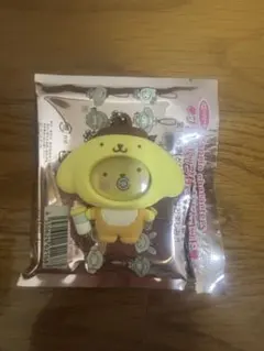 フォトバッジ付きマスコット ポムポムプリン