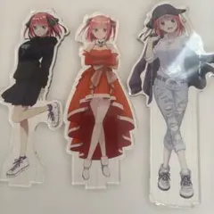五等分の花嫁 中野二乃 アクリルスタンド 3種セット