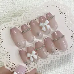 ♡オーダー制♡ちゅる×きら ラメグラ  韓国 量産型 中国 フレンチガーリー