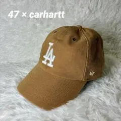 【美品】47 × carhartt ロサンゼルスドジャース キャップ ダックのサムネイル