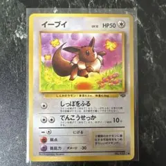 【美品】ポケモンカード 旧裏　第2弾拡張パック ポケモンジャングル　イーブイ