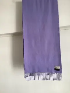 【クリーニング済み】HERMES 100%カシミヤ マフラー ラベンダー