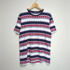 ★日本製 MARBLES ジャガード マルチボーダー Tシャツのサムネイル