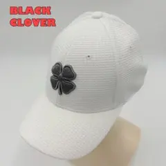 【ブラッククローバー】BLACKCLOVER ゴルフキャップ ロゴ刺繍 白　帽子のサムネイル