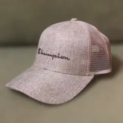 【新品】Champion メッシュキャップ ベージュ 大きいサイズ 62cmのサムネイル