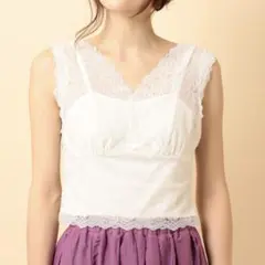 deicy レースビスチェ ノースリーブ キャミソール Ｖネック UNIQLO