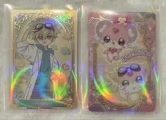 【匿名配送】プリキュア　キラキラカードグミ　ジェット先輩　ポチタン　2枚セット