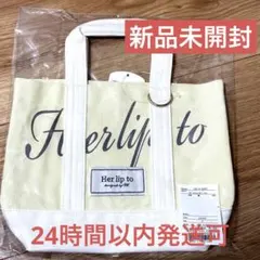 herlipto ハーリップトゥ ミニ トート キャンバス アイボリー HLT