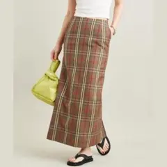 BEAUTY&YOUTH ビューティーアンドユース チェックタイトスカートS