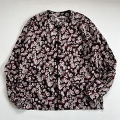 美品✨ms braque エムズブラック　チャイナボタン総柄シャツ　ジャケットLのサムネイル