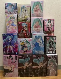 初音ミク プライズフィギュア まとめ売り 15点セット - メルカリ