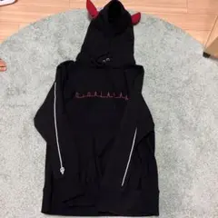 SiM ツノ付き　パーカー　M