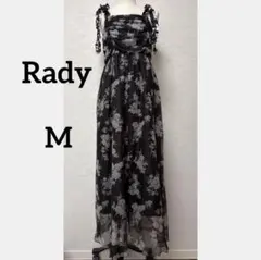 Rady フラワーギャザーワンピース ブラック　Mサイズのサムネイル