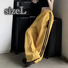 917 パンツ ジャージ ナイロン トラック サイドライン 美脚 ストリート