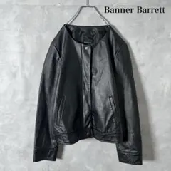 Banner Barrett 羊革 ノーカラー レザージャケット N1206のサムネイル